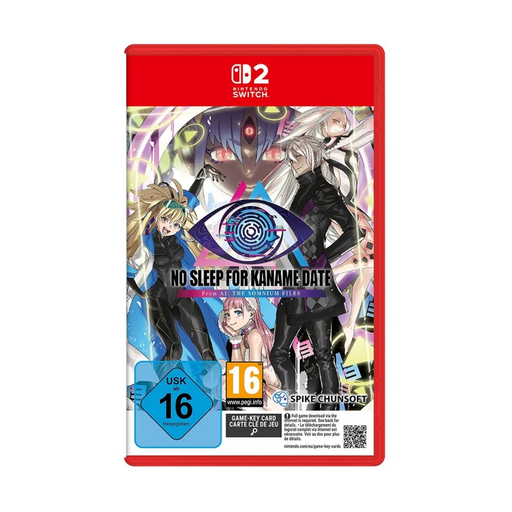 NSW2 No Sleep For Kaname Date - From AI: The Somnium Files Aiba Edition (Game Key Card)