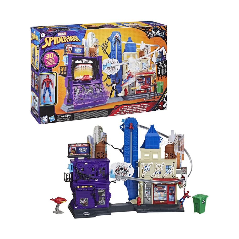Hasbro Spider-Man: Playsets - 4" Venomversus Web City Showdown (G0737)