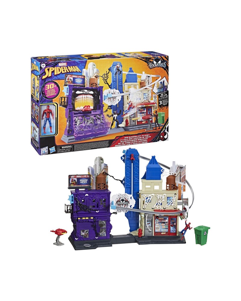 Hasbro Spider-Man: Playsets - 4" Venomversus Web City Showdown (G0737)