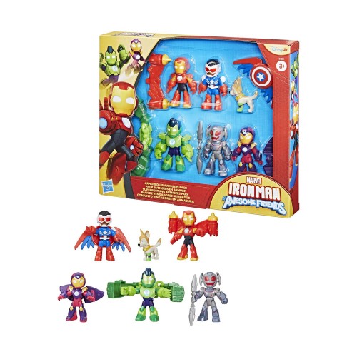 Hasbro Iron Man And His Awesome Friends: Figures - Armored Up Avengers Pack (G1255)