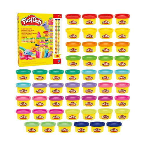 Hasbro Play-Doh: Doh &amp; More - Super Rainbow Favors 50 Pack (G1761)