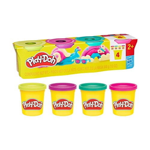 Hasbro Play-Doh: Doh &amp; More - Vibrant 4 Pack (G0689)