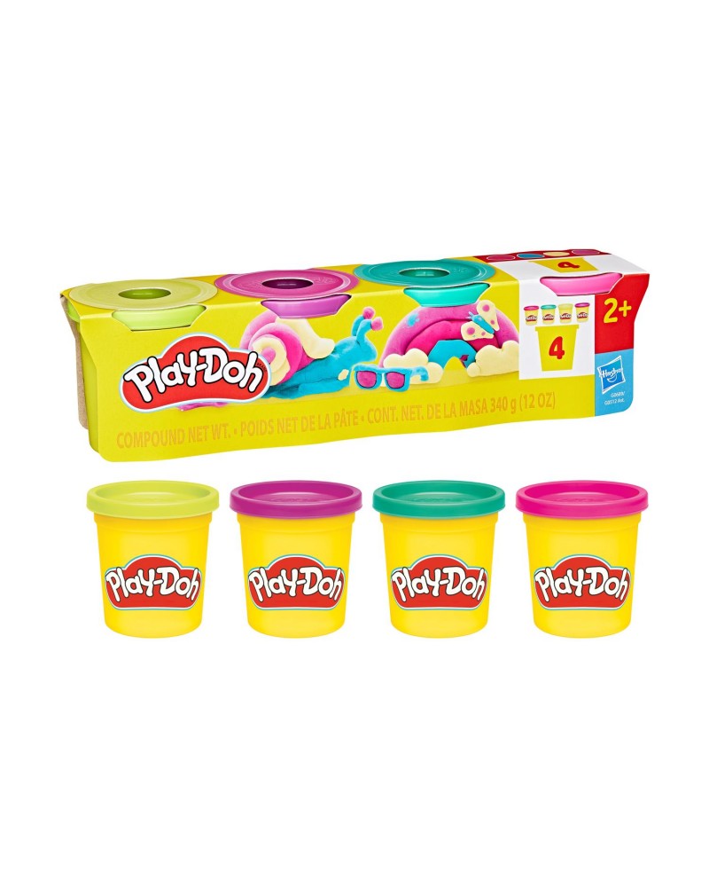 Hasbro Play-Doh: Doh &amp; More - Vibrant 4 Pack (G0689)