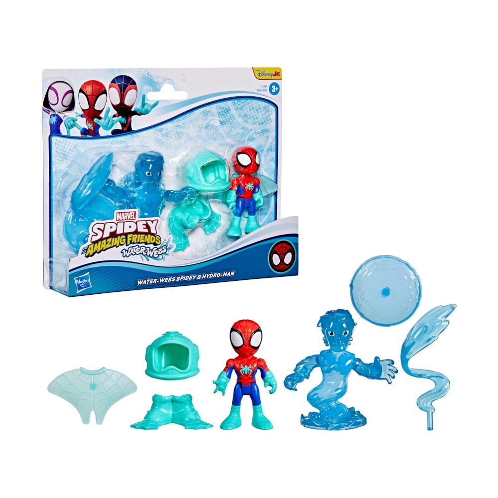 Hasbro Spidey And His Amazing Friends: Figures &amp; Vehicles - Waterwebs Spidey Hydroman (G1463)