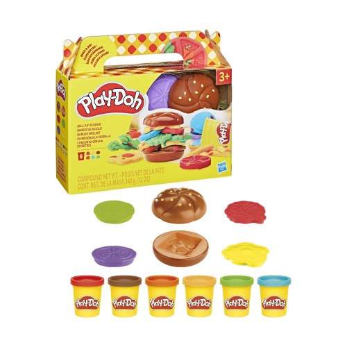 Hasbro Play-Doh: Doh &amp; More - Food Shapes Grill Fun Playset (G1614)