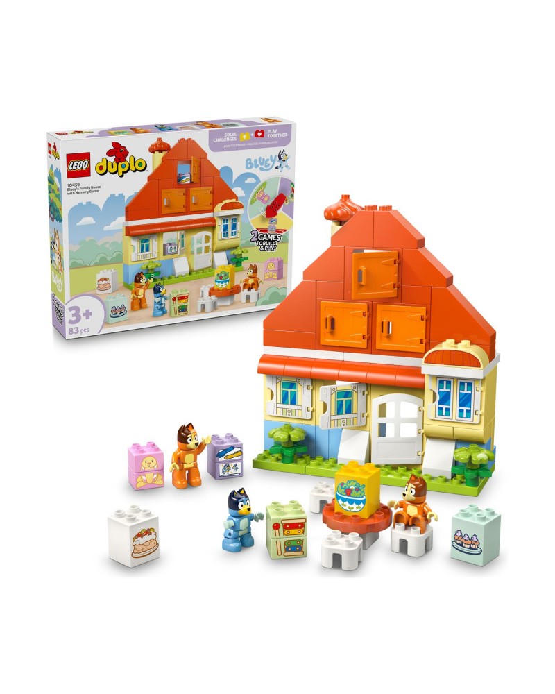 Lego® Duplo Bluey: Bluey's Family House with Memory Game (10459)