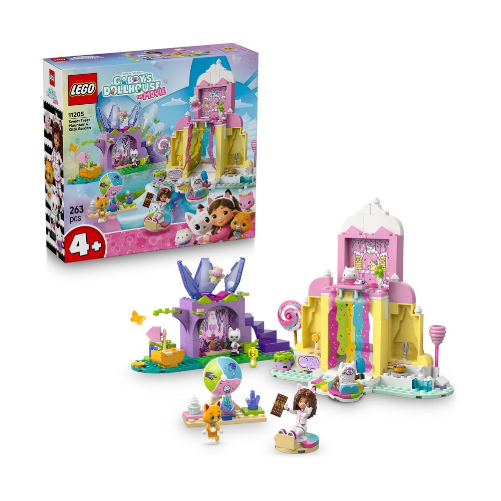 Lego® Gabby's Dollhouse: The Movie - Sweet Treat Mountain &amp; Kitty Garden (11205)