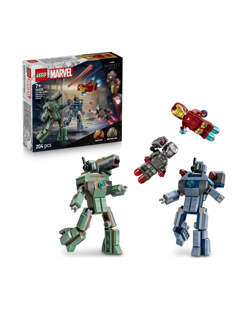 Lego® Super Heroes Marvel: The Infinity Saga - Iron Man &amp; War Machine vs. Hammer Drones (76320)