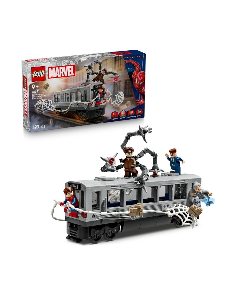 Lego® Super Heroes Marvel: Spider-Man vs. Doc Ock Subway Train Scene (76321)