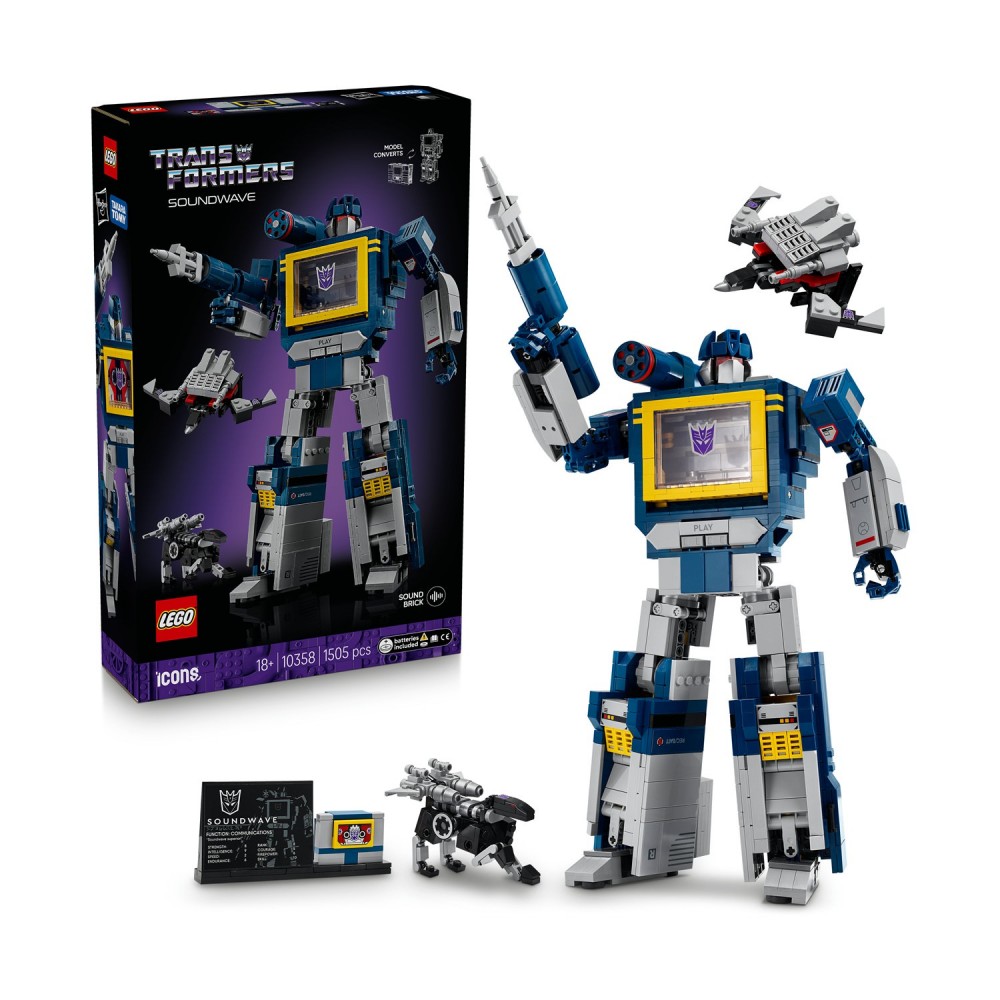 Lego® Icons:Transformers - Soundwave (10358)