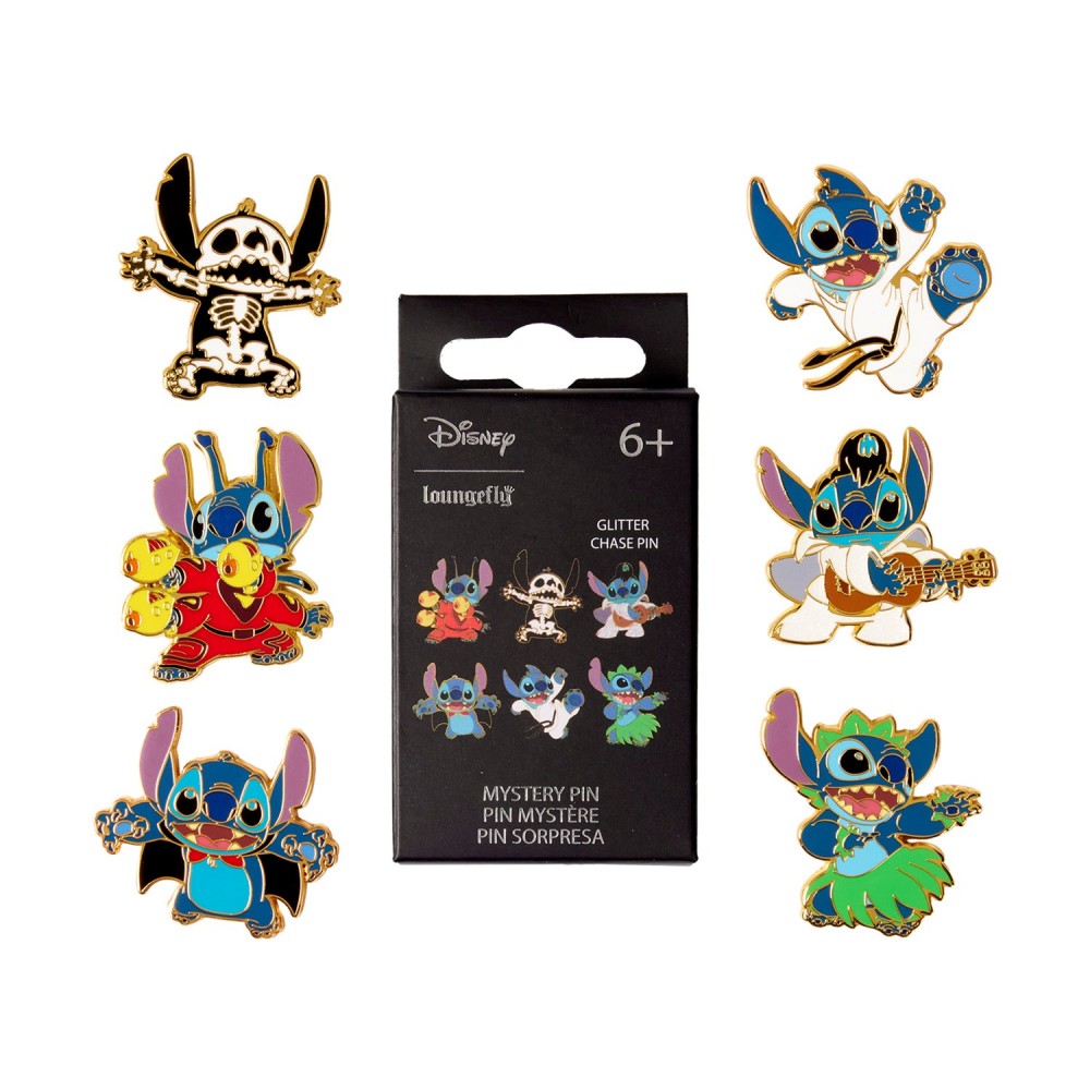 Loungefly Disney: Web Stitch Mystery Enamel Pins-Ea (WDPN1728-EA)