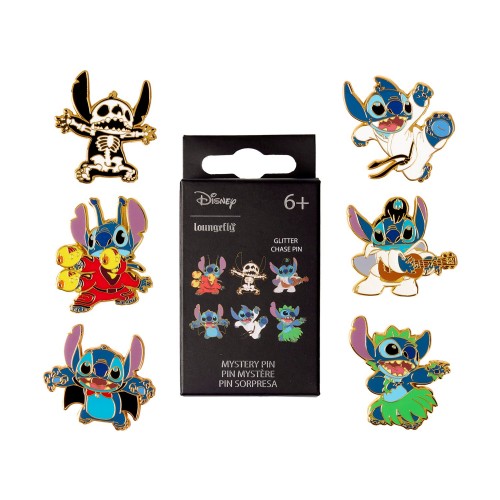 Loungefly Disney: Web Stitch Mystery Enamel Pins-Ea (WDPN1728-EA)
