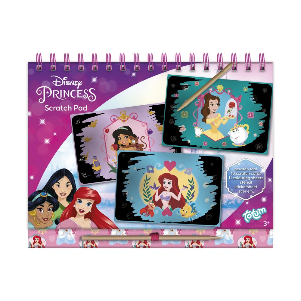 Totum Disney: Princess - Scratch Pad (TT044340)