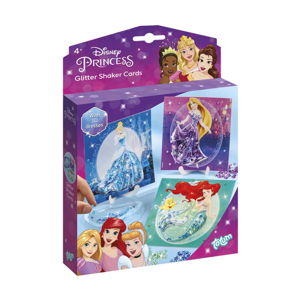 Totum Disney Princess Glitter Shaker Cards (TT044463)