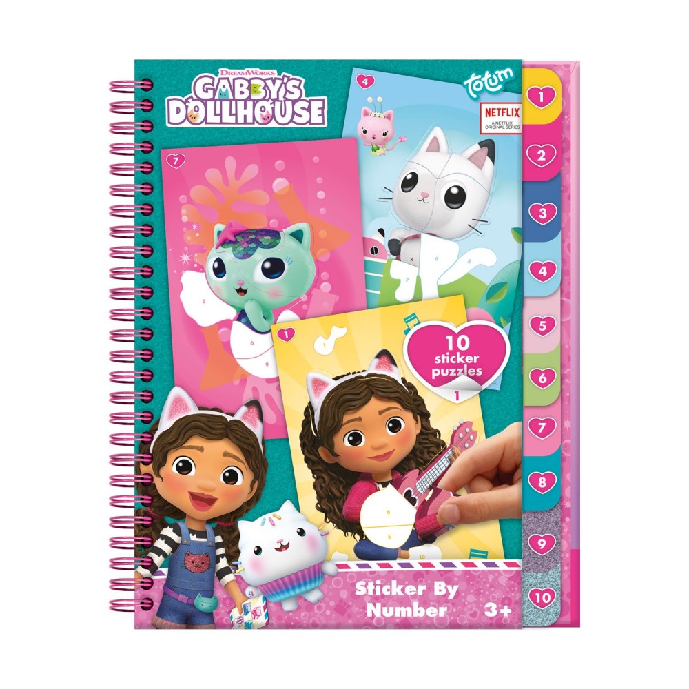 Totum Gabby Sticker By Number Book (TT421028)