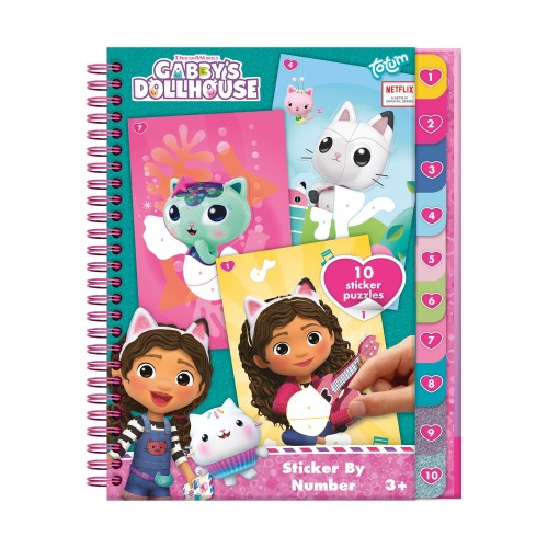 Totum Gabby Sticker By Number Book (TT421028)