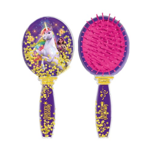 Totum: Unicorn Academy - Glitter Hairbrush (TT642119)