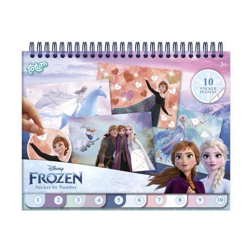 Totum: Disney Frozen - Sticker By Number Pad (TT681576)