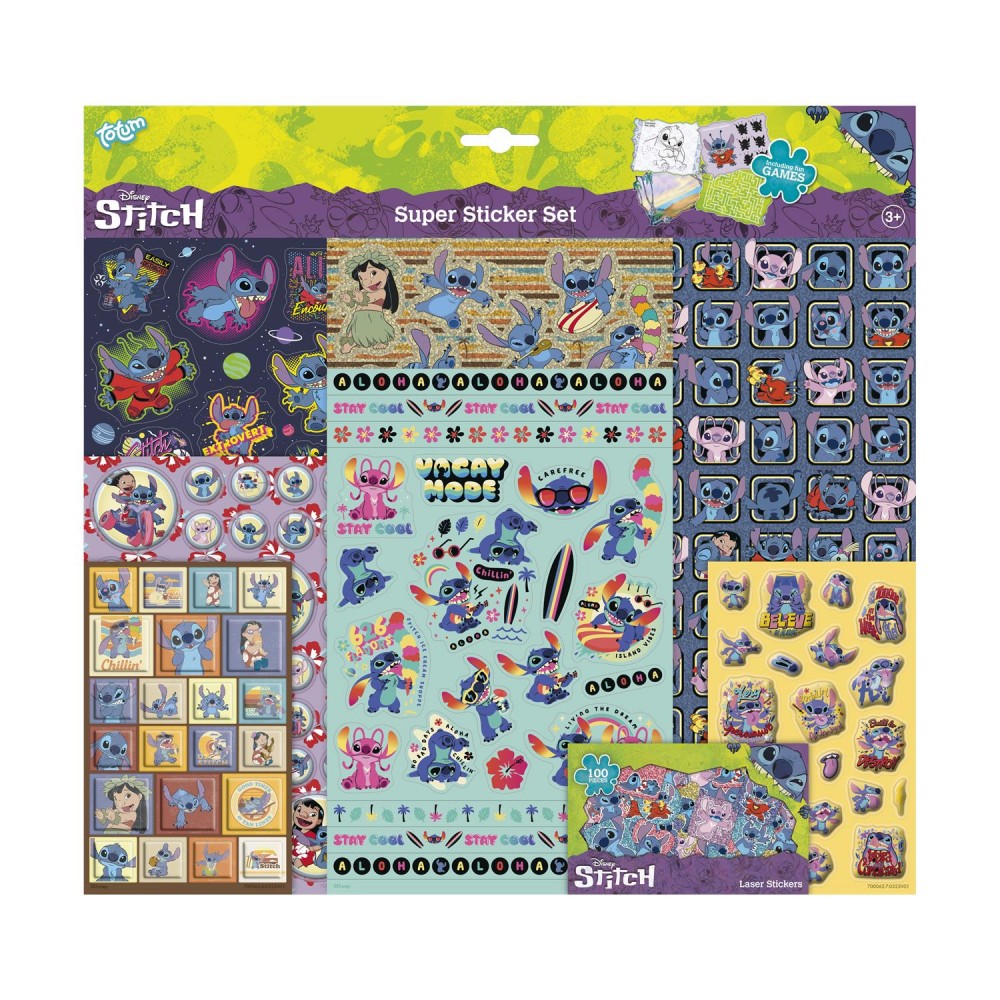 Totum Disn Stitch Super Stickerset (TT700062)
