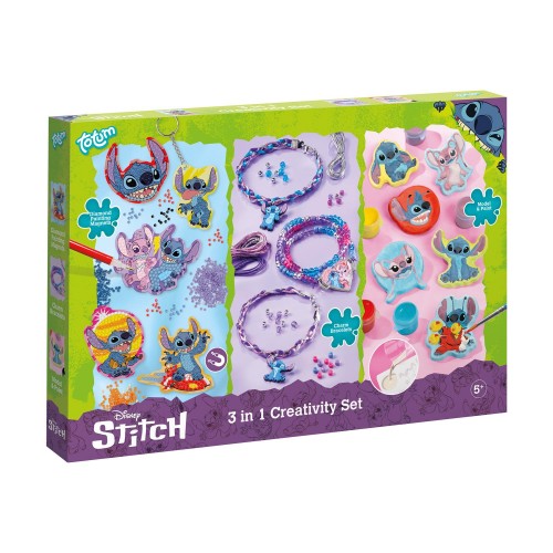 Totum Disney: Stitch - 3 In 1 Creativity Set (TT700161)
