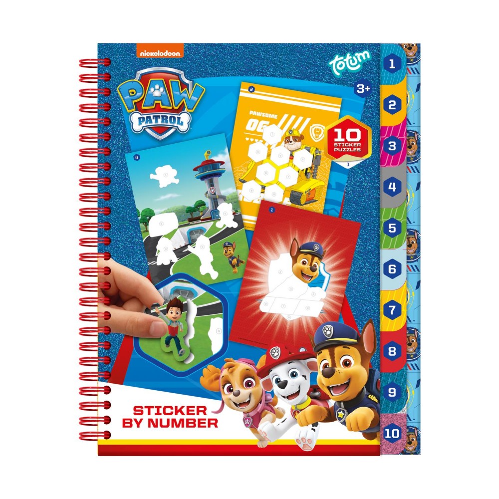 Totum Paw Patrol Sticker By Number Book (TT721159)