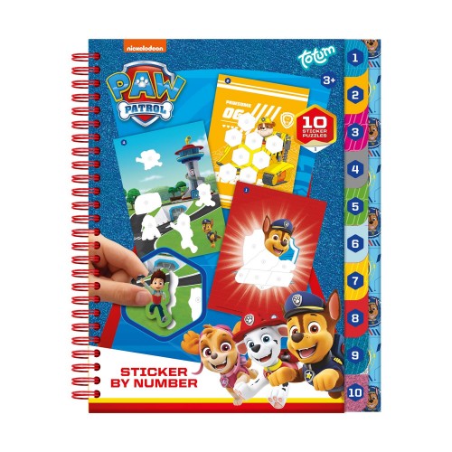 Totum Paw Patrol Sticker By Number Book (TT721159)