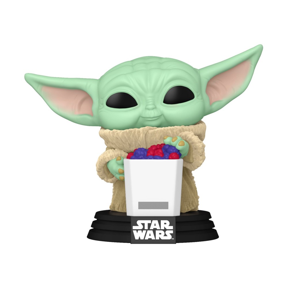 Funko Pop! Disney Star Wars: Mandalorian &amp; Grogu - Grogu (Flocked) (Special Edition) #825 Bobble-Head Vinyl Figure