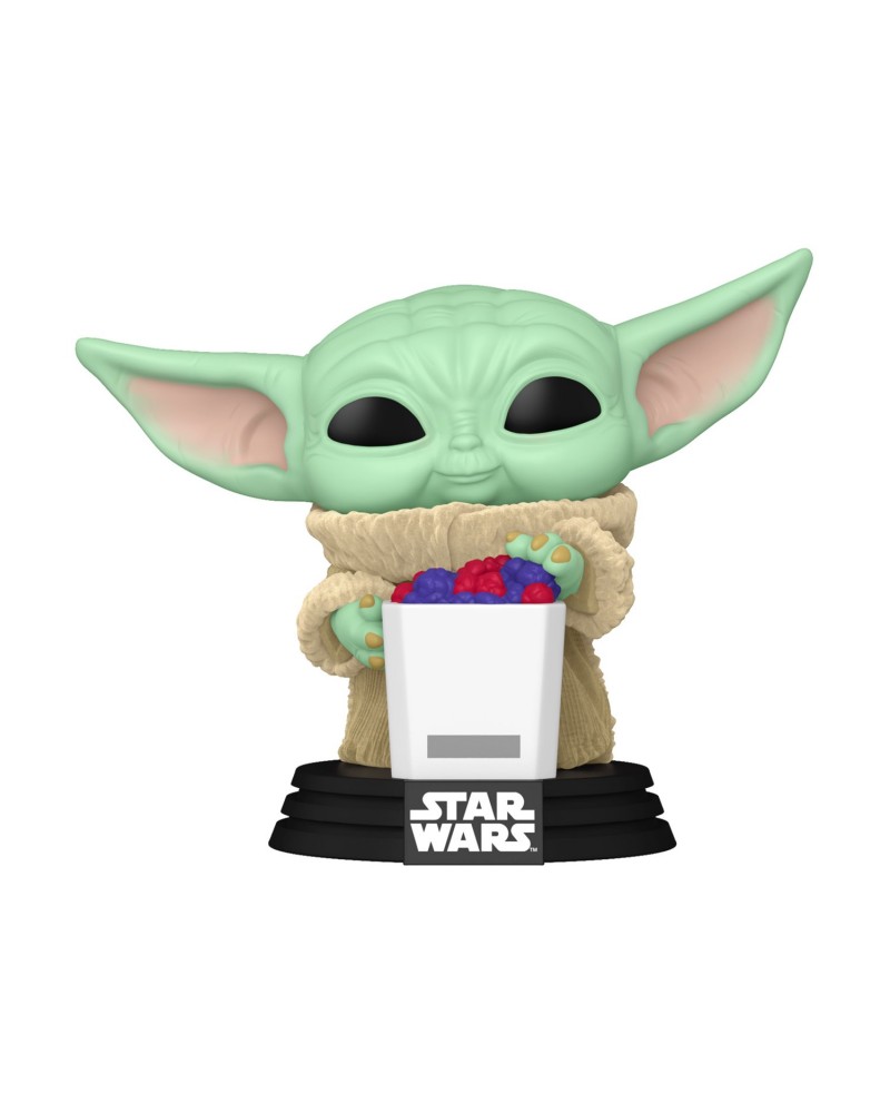 Funko Pop! Disney Star Wars: Mandalorian &amp; Grogu - Grogu (Flocked) (Special Edition) #825 Bobble-Head Vinyl Figure