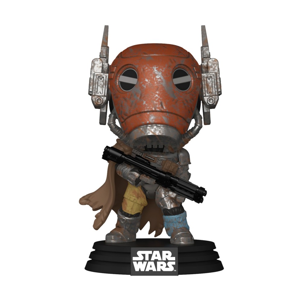 Funko Pop!: Star Wars (Mandalorian &amp; Grogu) - Mercenary Guard Droid #821 Bobble-Head Vinyl Figure