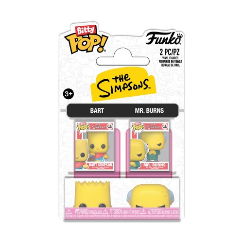 Funko Bitty Pop! 2-Pack: Simpsons - Bart &amp; Mr. Burns Vinyl Figures
