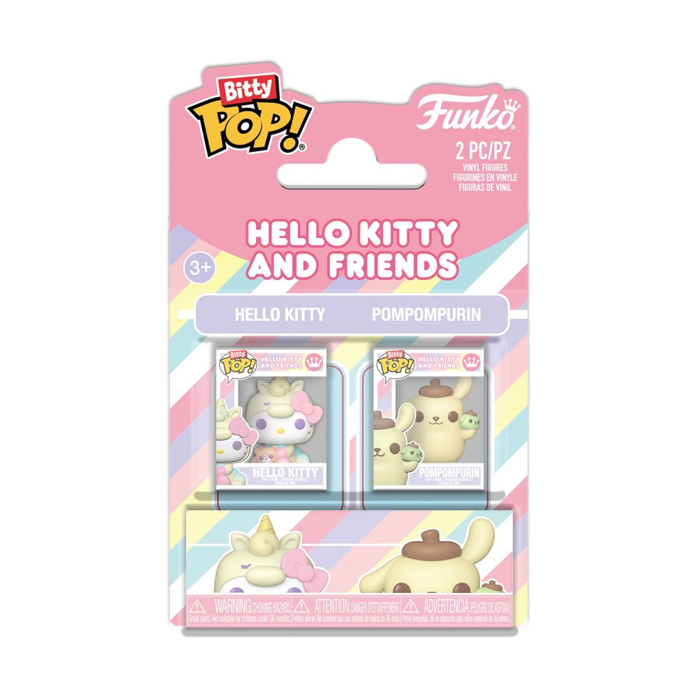 Funko Bitty Pop! 2-Pack: Sanrio - Hello Kitty &amp; PomPom #Vinyl Figures