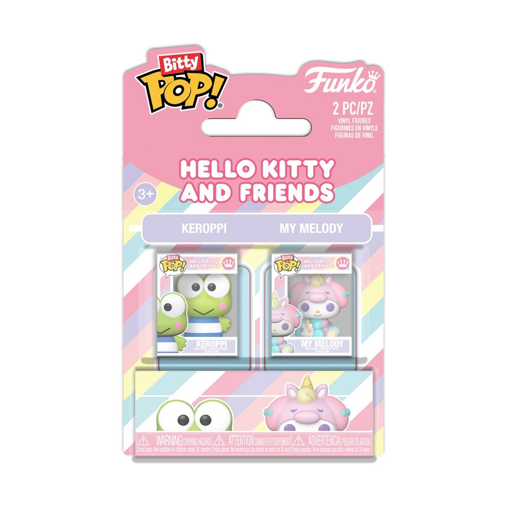 Funko Bitty Pop! 2-Pack: Sanrio - Kuromi &amp; My Melody #Vinyl Figures