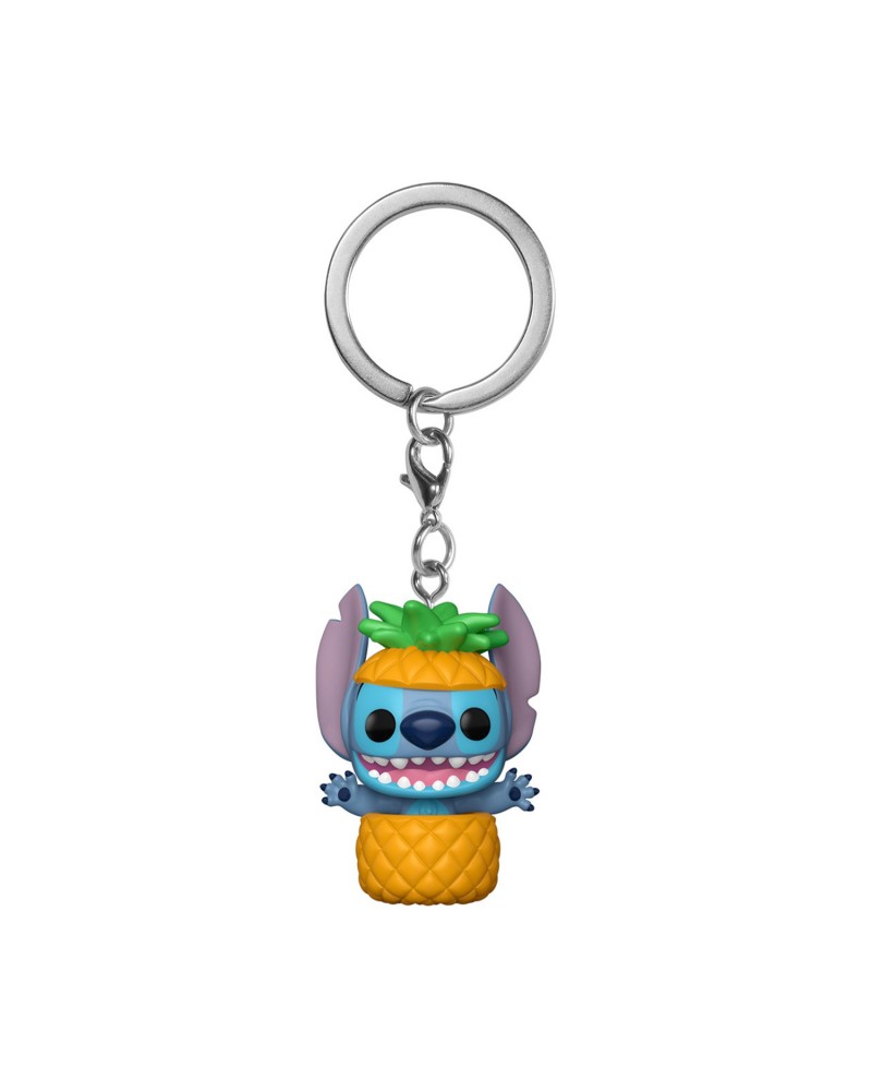 Funko Pocket Pop!: Lilo &amp; Stitch - Stitch in Pineapple​ Vinyl Figure Keychain