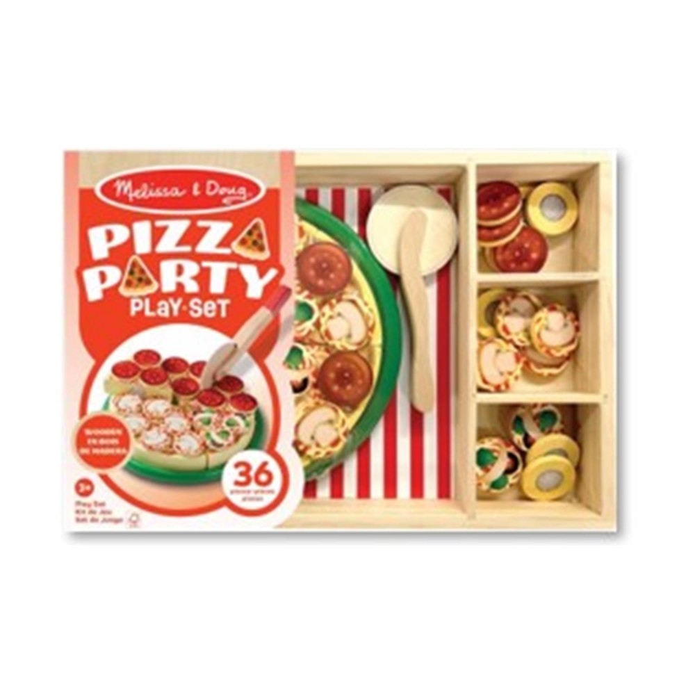 Melissa &amp; Doug Pretend Play: Wood - Pizza Party (6074863)