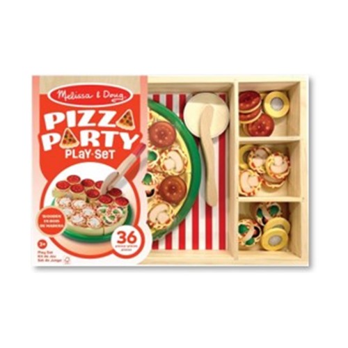 Melissa &amp; Doug Pretend Play: Wood - Pizza Party (6074863)