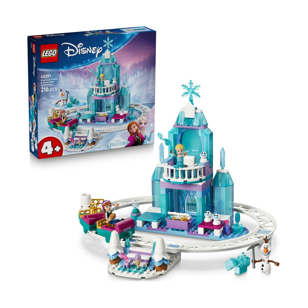 LEGO® Disney: Frozen Elsa’s Ice Castle &amp; Snow Ride Adventure (43281)