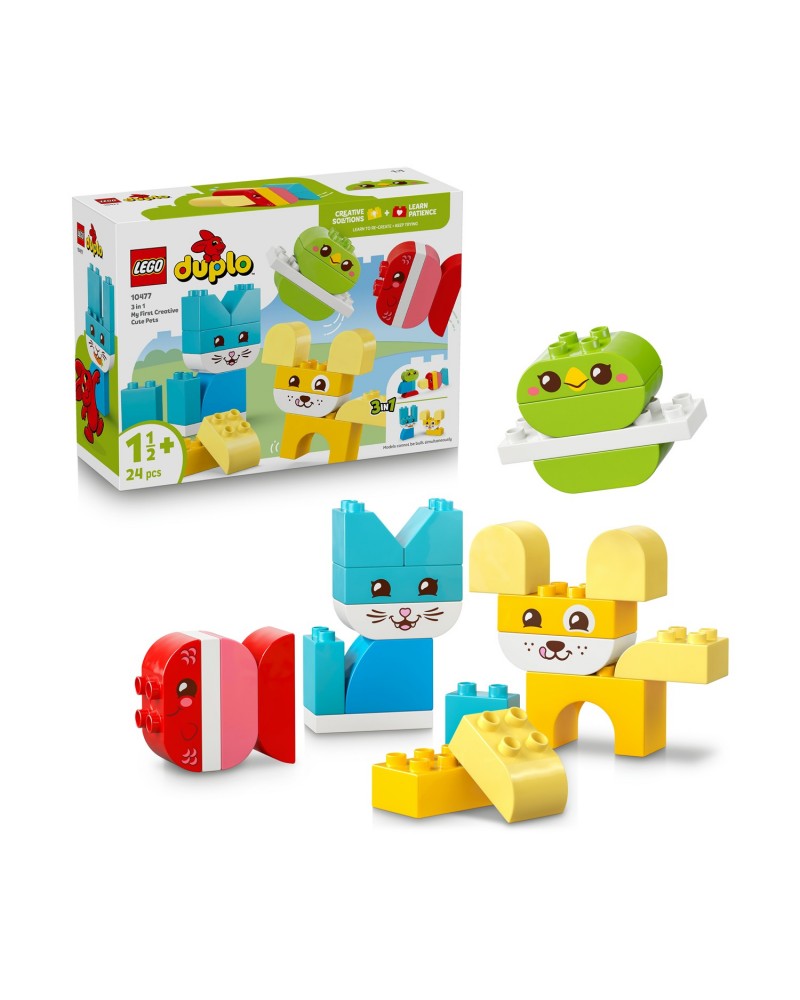 LEGO® DUPLO® My First: 3 in 1 Creative Cute Pets (10477)