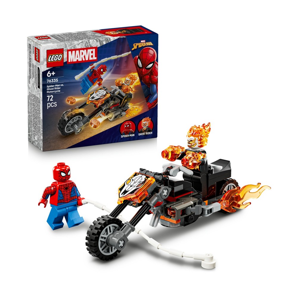 LEGO® Marvel: Spider-Man vs. Ghost Rider Motorcycle (76335)