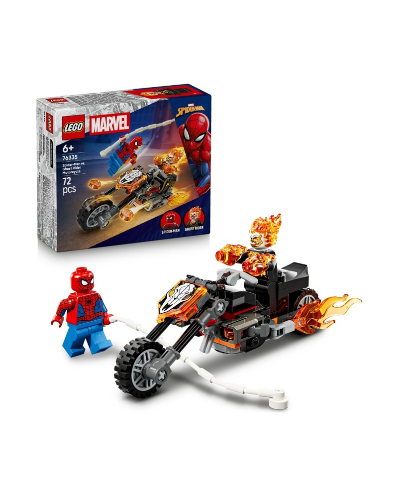 LEGO® Marvel: Spider-Man vs. Ghost Rider Motorcycle (76335)