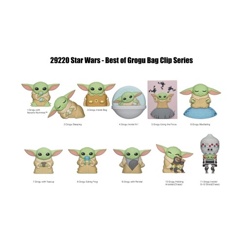 Monogram: Star Wars: Best Of Grogu (Blind Bag/Random) 3D Foam Bag Clips Figures (29220)