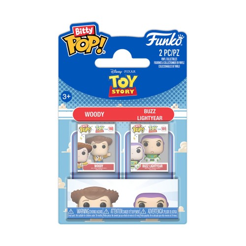Funko Bitty Pop! 2-pack: Toy Story - Woody &amp; Buzz Lightyear Vinyl Figures