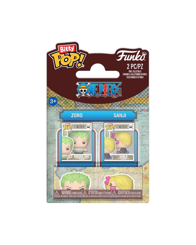Funko Bitty Pop! 2-pack: One Piece - Zoro &amp; Sanji Vinyl Figures