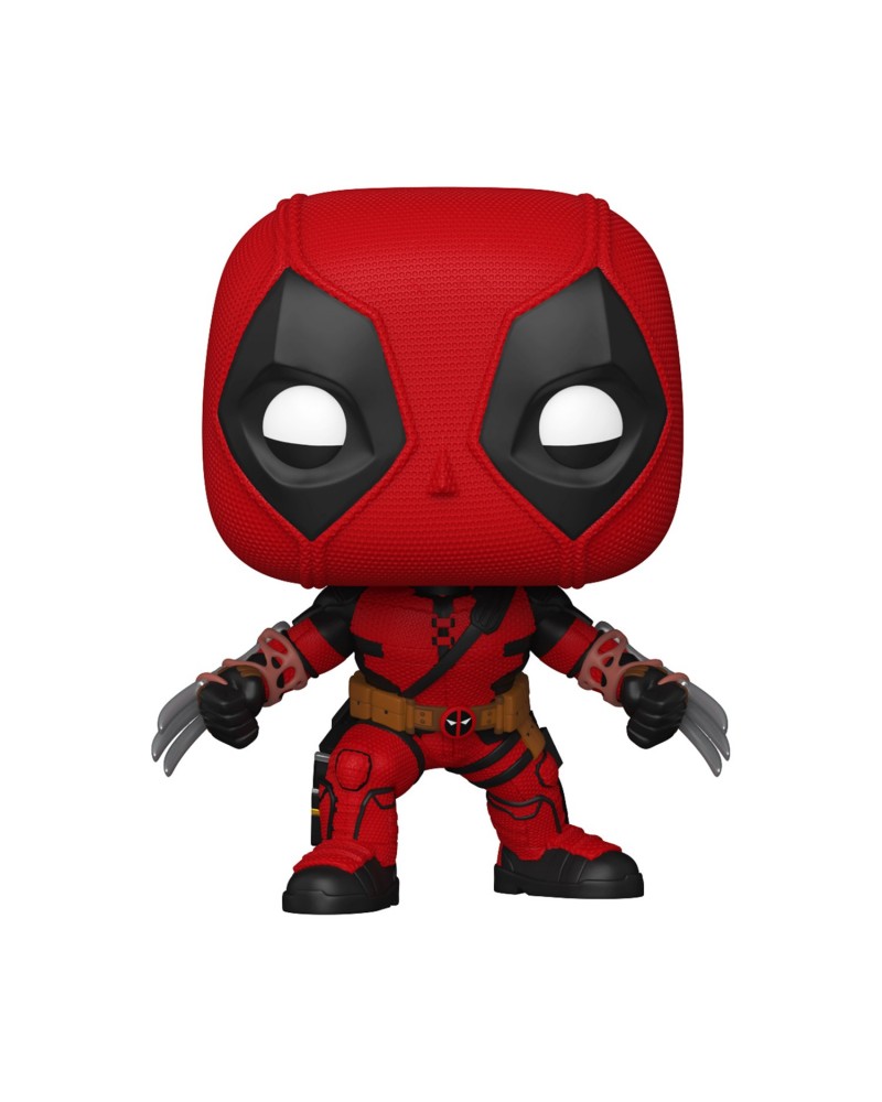 Funko Pop! Marvel: Deadpool &amp; Wolverine - Deadpool with Claws #1583 Bobble-Head Vinyl Figure