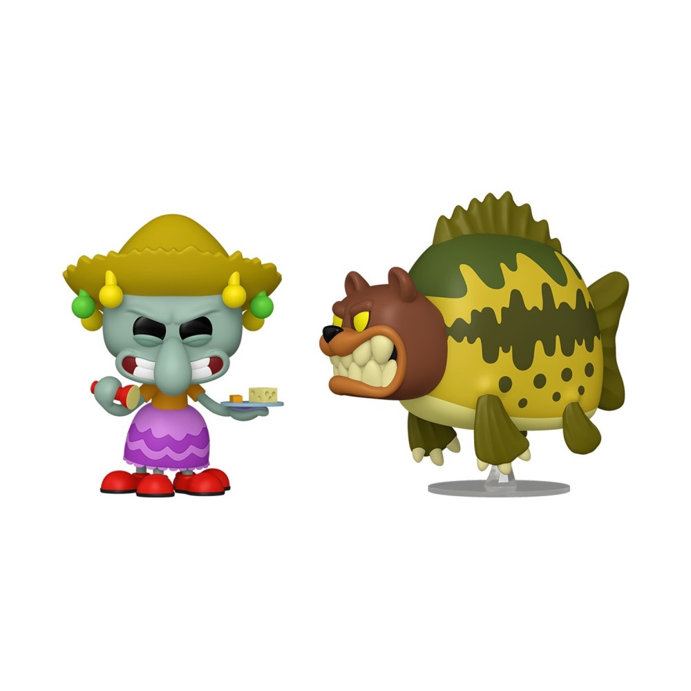 Funko Pop! 2-Pack: SpongeBob Square Pants - Squidward &amp; Sea Bear Vinyl Figures