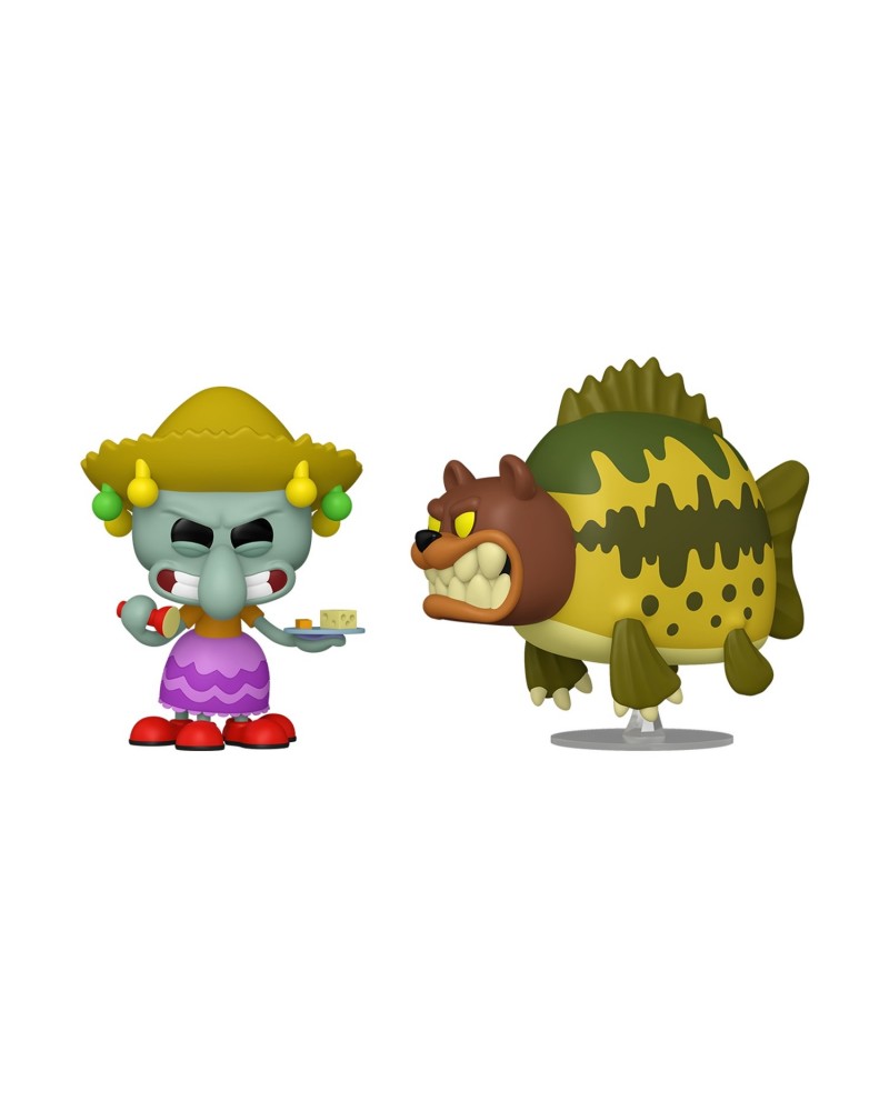 Funko Pop! 2-Pack: SpongeBob Square Pants - Squidward &amp; Sea Bear Vinyl Figures