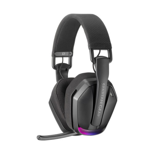 Spartan Gear - Apollonis Wireless Headset (compatible with PC, playstation 4, playstation 5, switch, switch 2) (color: Black)