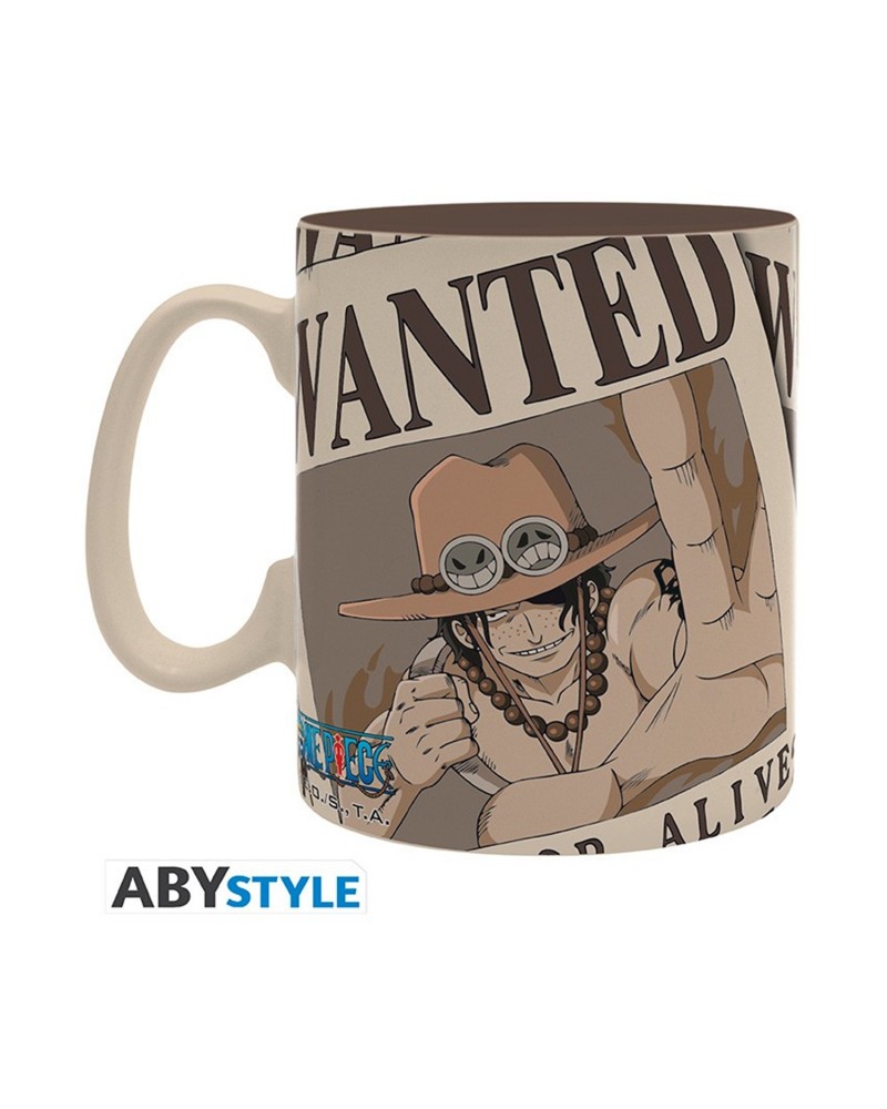 Abysse: One Piece - Wanted Ace Mug (460ml) (ABYMUGA455)