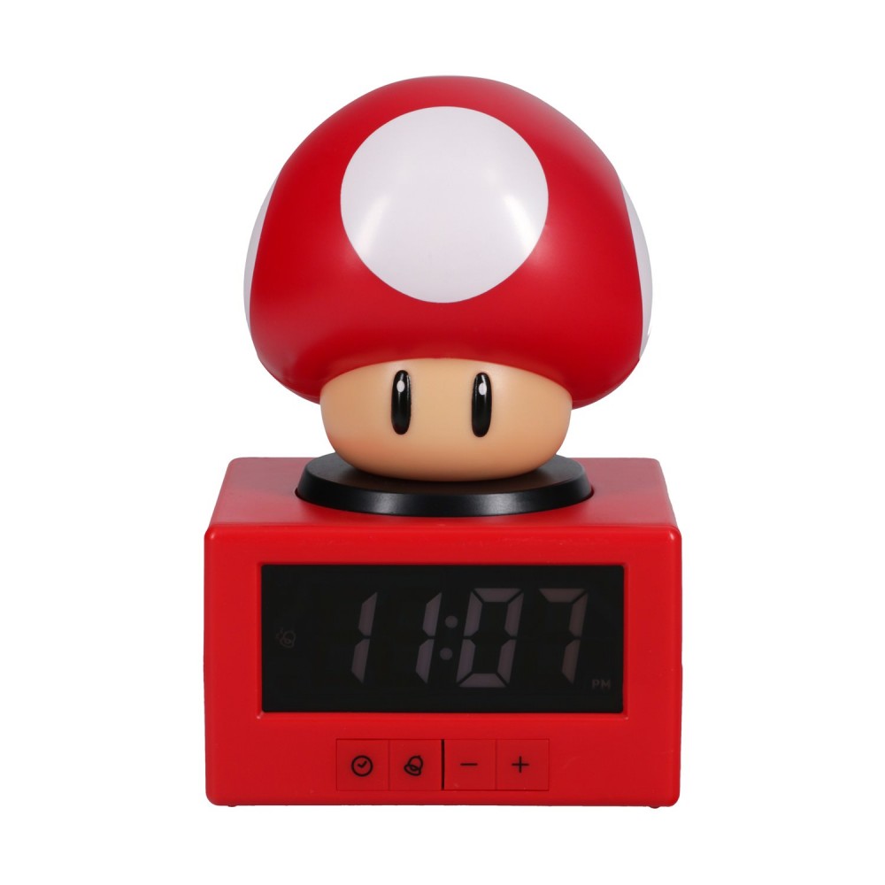Paladone Icons: Super Mario - Super Mushroom Alarm Clock (PP13124NN)