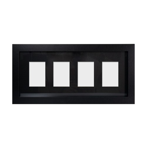 Abysse: Gbeye - Trading Card Collector (4 Position/Black) Frame (40cmX17cm) (FMM1T1FBTCL)