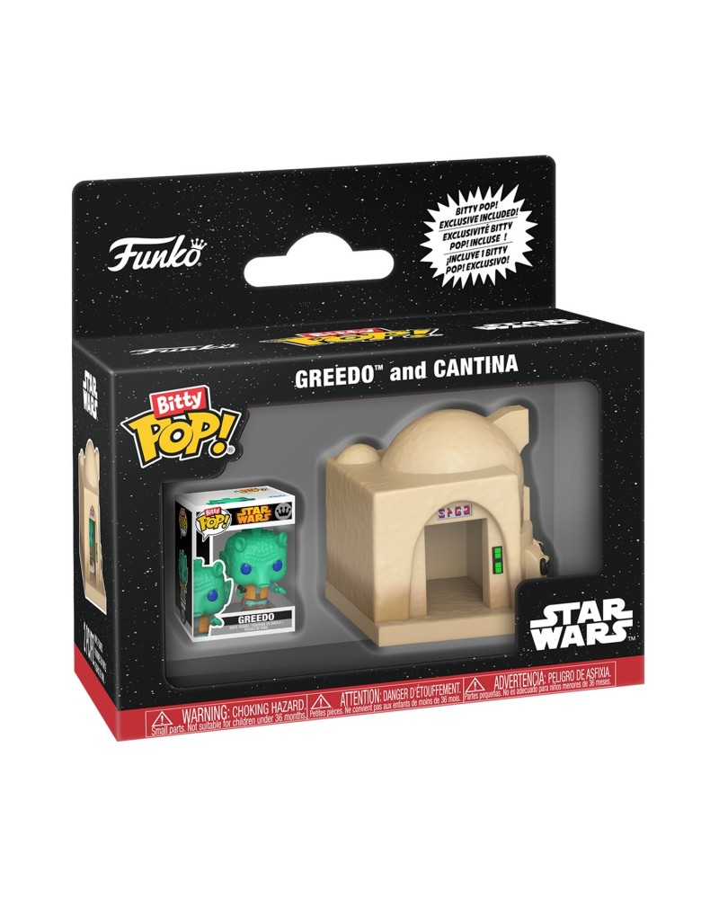 Funko Bitty Pop! Towns: Star Wars - Greedo with Cantina Vinyl Figures